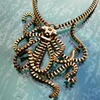 Steampunk Octopus Zipper Necklace Steampunk Octopus Zipper Necklace