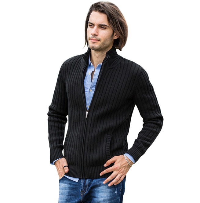 Streetwear Urban Men's Full Zip Sweater RebelsMarket