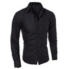 Rebelsmarket urban slim fit mens plaid long sleeve shirt shirts 6