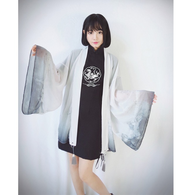 chaussure profiter du prix de liquidation différemment Sheer Kimono Cape Top Womens Goth chaussure profiter du prix de liquidation différemment Sheer Kimono Cape Top Womens Goth