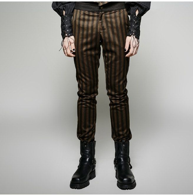 steampunk striped pants