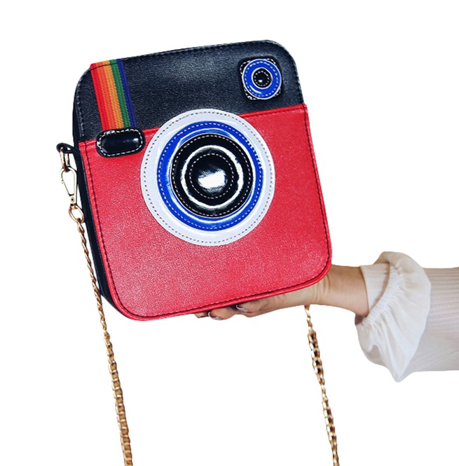 Fancy Women's Camera Shaped Leather Bag FashionSprout RebelsMarket