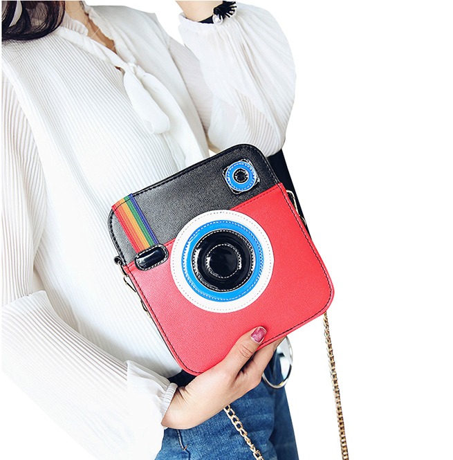 Fancy Women's Camera Shaped Leather Bag FashionSprout RebelsMarket