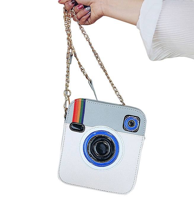Fancy Women's Camera Shaped Leather Bag FashionSprout RebelsMarket