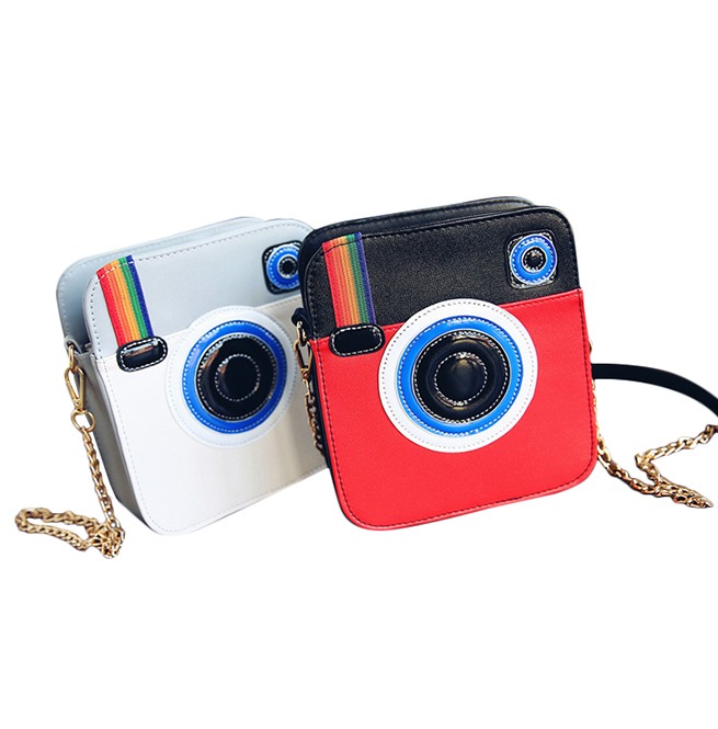 Fancy Women's Camera Shaped Leather Bag FashionSprout RebelsMarket