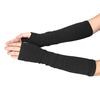 Rebelsmarket women ladies girl long cashmere blend mittens arm warmers sleeve fingerless gloves 8