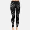 Baphomet pentagram 666 gothic leggings leggings