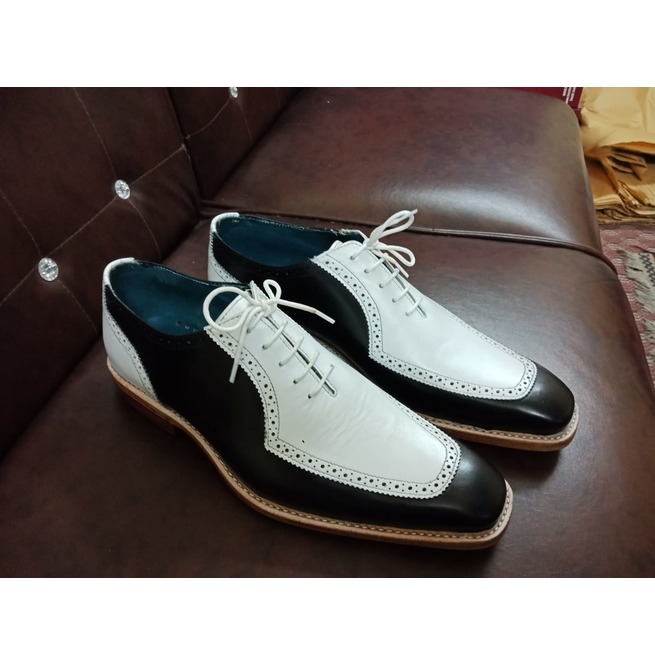 Men Two Tone Formal Shoes, Spectator Shoes, Dress RebelsMarket