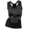 Rebelsmarket punk rock goth hollow out skull head 3 d print tank top tanks tops and camis 2