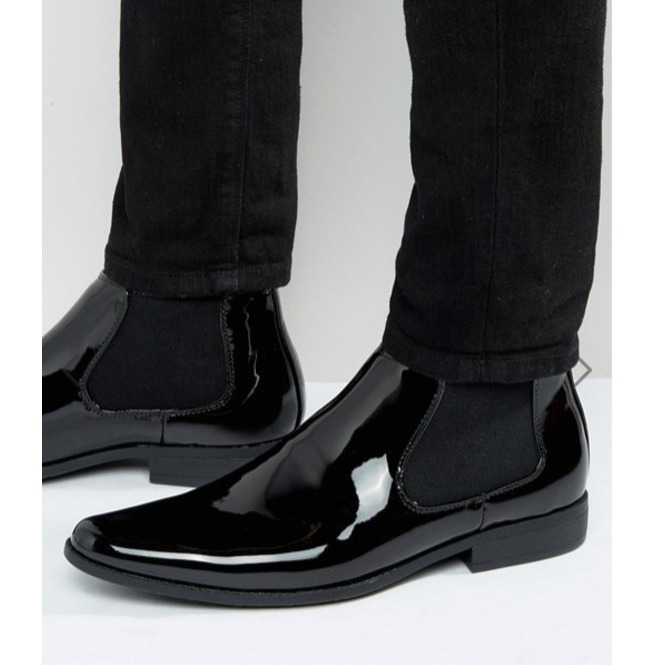 Handmade Men Leather Boots, Patent Leather Boot, Formal RebelsMarket