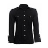 Rebelsmarket men gothic shirt alternative style military uniform punk men cotton shirt shirts 6