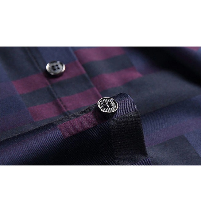 Plaid Checkered Long Sleeve Turn Down Collar Dress RebelsMarket