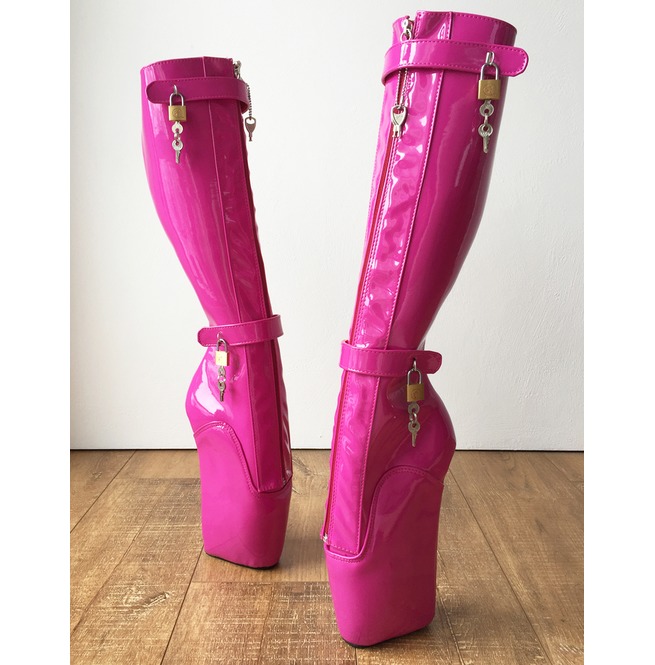 Rtbu 6 Keys Locking Zip Beginner Ballet Wedge Boot Hot RebelsMarket