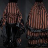 Steampunk Striped Layer Bustle Skirt Steampunk Striped Layer Bustle Skirt