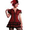 Judy Cutie Red Black Striped Dress Judy Cutie Red Black Striped Dress