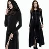 Punk rave bagira hooded long dress coats