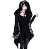 Rebelsmarket punk gothic plus size front open moon symbols print hoodies womens dress hoodies and sweatshirts 6