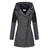 Rebelsmarket asymmetrical zipper up closure padded coat coats 4