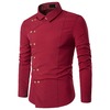 Rebelsmarket asymmetric long sleeve dress shirt shirts 2