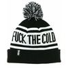 Black Fuck The Cold Beanie Black Fuck The Cold Beanie