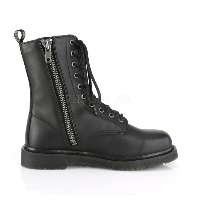 black soldier boots