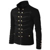 Rebelsmarket vintage goth men slim long sleeve jacket coats 3