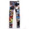 Crazy multi patchwork slim biker jeans jeans