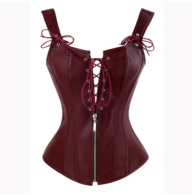 Wine red corset Clearance
