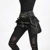 Punk rave pathfinder faux leather hip bag fanny packs