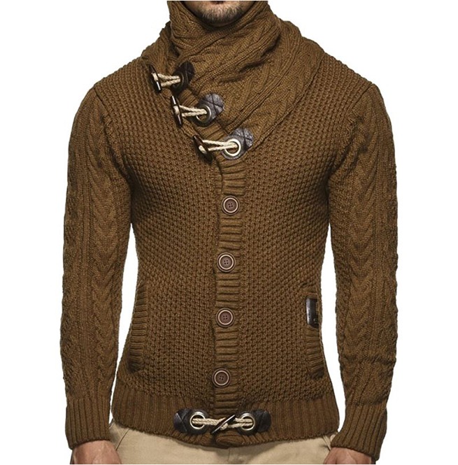 Streetwear Men's Fashion Turtleneck Knitted Slim Fit RebelsMarket