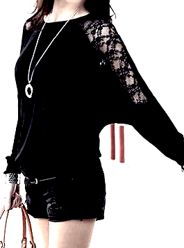 romance_black_lace_bat_wing_design_top_large_leggings_2.jpg