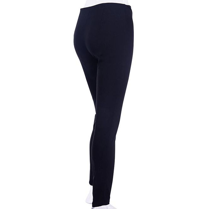 Women’s Casual Zipper Elastic Black Skinny Pants RebelsMarket