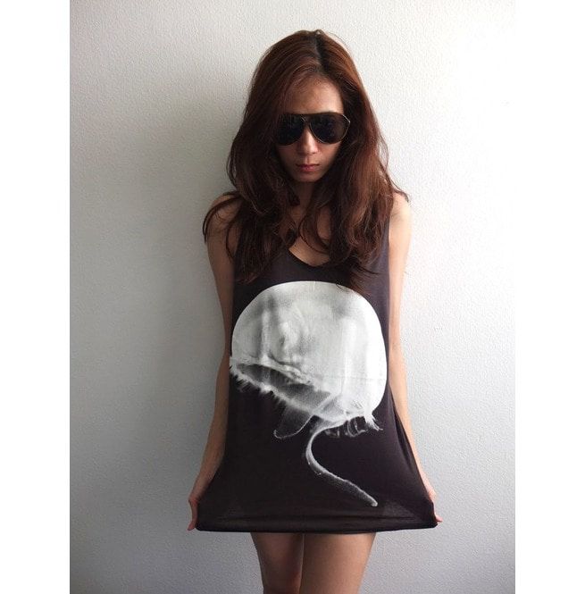 Jelly Fish Fantasy Spaces Animal Tank Top RebelsMarket