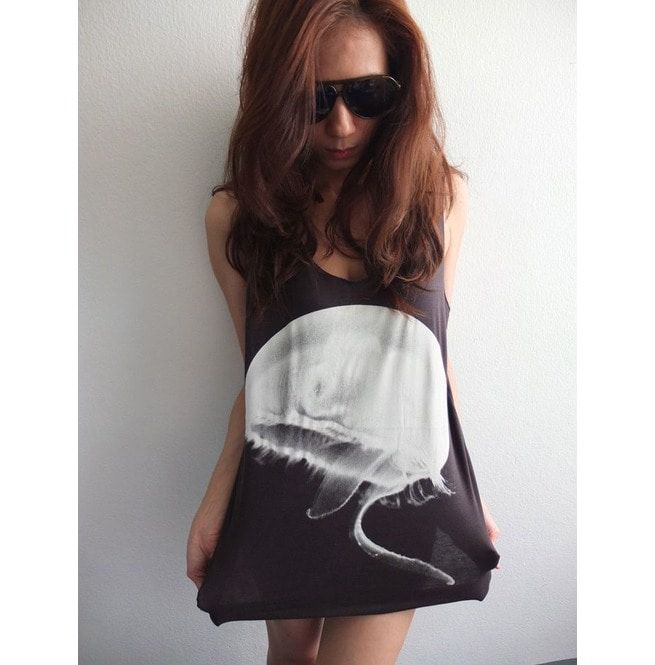 Jelly Fish Fantasy Spaces Animal Tank Top RebelsMarket