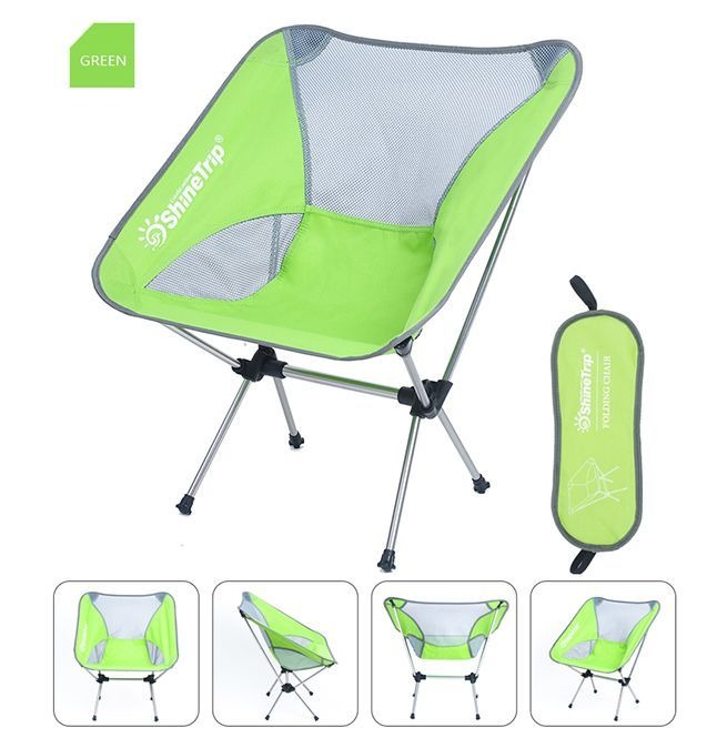 Portable Collapsible Aluminum Alloy Oxford Fabric Outdoor Picnic Chair