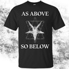 Satanic T Shirt Baphomet Goat Skull Occult Clothing Satan Shirt Satanic T Shirt Baphomet Goat Skull Occult Clothing Satan Shirt