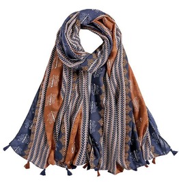 Boho Women's Scarf for Shawls and Wraps - Autumn Winter Festival Fashion