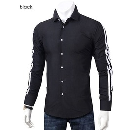 YUNY Mens Lapel Warm Long Sleeve Buttons Flannel Printing Thicken Dress Shirt AS7 3XL