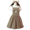 Rilakkuma Bear Dress With Ears Hoodie Rilakkuma Bear Dress With Ears Hoodie