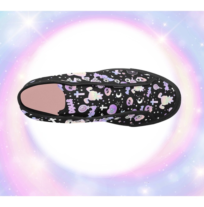 pastel goth converse