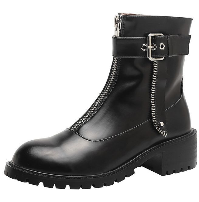 rubber boots with buckles