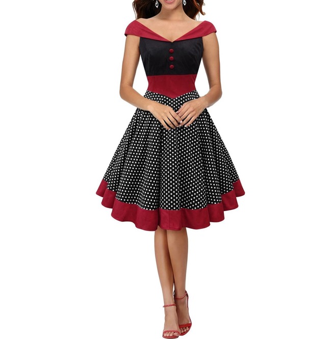 off shoulder party frock designs