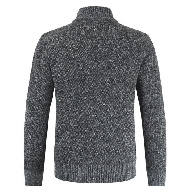 Vintage Men's Stand Collar Zipper Geometric Pattern RebelsMarket