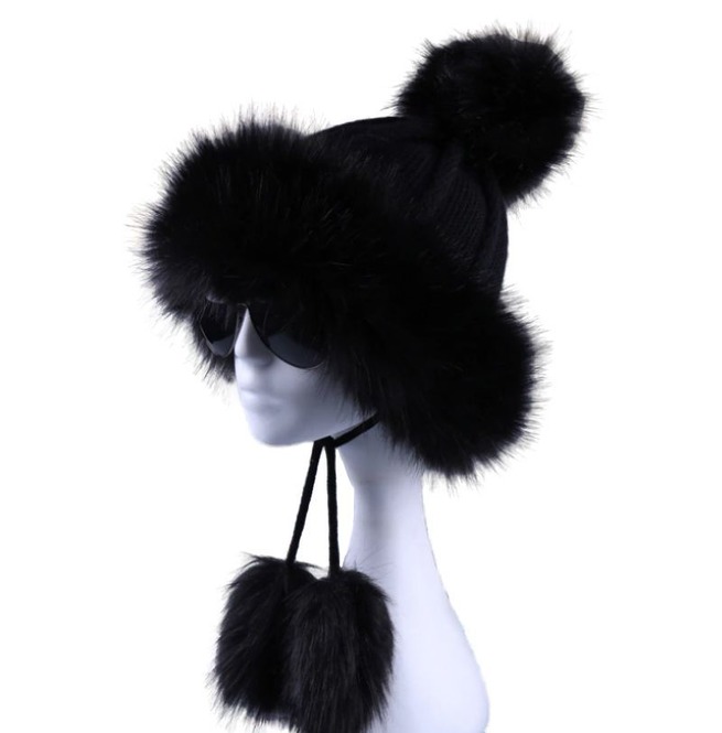 wool bomber hat