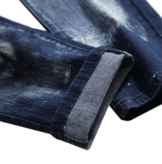 Streetwear Blue Denim Beauty and Wolf 