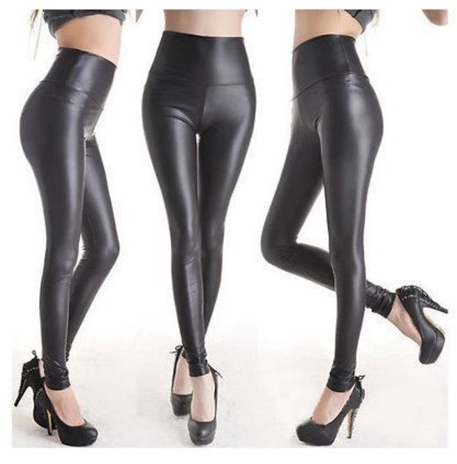 leather tight leggings