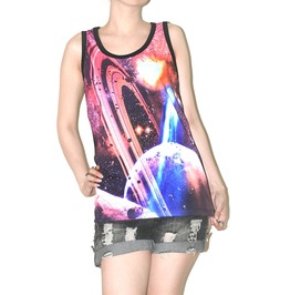 Saturn_ring_galaxy_rock_shirt_black_tunic_tank_size_m_fashion_tops_5