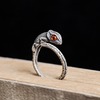 Vintage 925 Sterling Silver Chameleon Ring Lizard Open Ring Vintage 925 Sterling Silver Chameleon Ring Lizard Open Ring