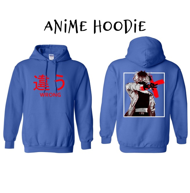 Anime Hoodie Sweatshirt Harajuku Aesthetic Japan Wrong ...