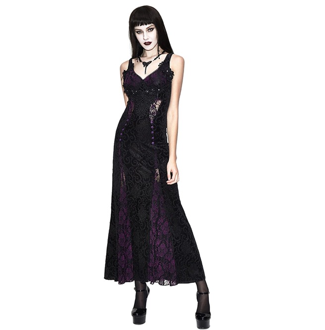 Gothic Sleeveless 2 Color Jacquard Back Lacing RebelsMarket